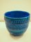 Scodella Rimini in ceramica blu di Aldo Londi per Bitossi, Immagine 1