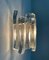 Mid-Century Austrian Model Fuente Wall Sconces in Ice-Glass by Kalmar for Kalmar Franken KG, 1970s, Set of 2, Image 4