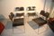 Sedie nere di Rodney Kinsman per Bieffeplast, set di 4, Immagine 4