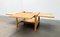 Vintage Extendable Wooden Couch Table, 1980s, Image 1