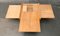 Vintage Extendable Wooden Couch Table, 1980s, Image 3