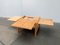 Vintage Extendable Wooden Couch Table, 1980s, Image 10