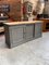 Gray Patinated Wood Shop Counter 2