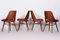Czech Beechwood Chairs by Oswald Haerdtl, 1950s, Set of 4 9
