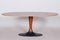 Mid-Century Czech Rosewood Dining Table with Cast Iron Base, 1950s, Image 2