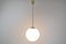 Lampe à Suspension Mid-Century en Verre, 1960s 2