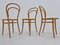 Bentwood Nr. 14 Chairs by Michael Thonet, 1950s, Set of 3 5