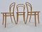 Bentwood Nr. 14 Chairs by Michael Thonet, 1950s, Set of 3, Image 4