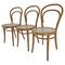 Bentwood Nr. 14 Chairs by Michael Thonet, 1950s, Set of 3, Image 1