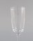 Champagne Flutes in Clear Mouth-Blown Crystal Glass by René Lalique Chenonceaux, Set of 11 4