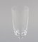 Champagne Flutes in Clear Mouth-Blown Crystal Glass by René Lalique Chenonceaux, Set of 11 3