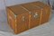 Vintage Faux Leather Trunk, 20th-Century 2