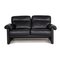 Dark Blue Leather DS 70 Two-Seater Sofa from De Sede, Image 1