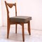 Vintage Dining Chairs in Solid Wood by Guillerme et Chambron, Set of 6 3