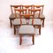 Vintage Dining Chairs in Solid Wood by Guillerme et Chambron, Set of 6 2
