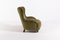 Italian Modern Lounge Chair with Ottoman in Velvet Upholstery, Set of 2 5
