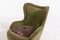Italian Modern Lounge Chair with Ottoman in Velvet Upholstery, Set of 2 12