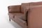 Dänisches Vintage 2-Sitzer Sofa aus Braunem Leder von Mogens Hansen, 1970er 9