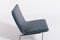 Danish Architectural Lounge Chair in Blue Vinyl Upholstery, 1960s, Image 7