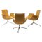 Cognac Leather Swivel FK Lounge Chair by Preben Fabricius & Jorgen Kastholm 1