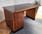 Bureau Mid-Century en Noyer et Laiton, Italie, 1960s 5