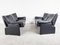 Leather Sofa Set by Vico Magistretti for Cassina, 1990s, Set of 2 2