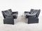 Ledersofa Set von Vico Magistretti für Cassina, 1990er, 2er Set 2