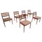 Mid-Century Scandinavian Wooden Chairs, 1960s, Set of 6 1