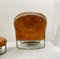 Mid-Century Modern Cognac Leather Mod 915 Armchair and Ottoman by Carlo De Carli, Set of 2 7