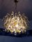 Murano Glass and Brass Tear Drop Chandelier from Palwa, Germany, 1970s 2