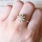 Vintage 14k Gold Daisy Ring, 1960er 11