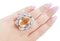 14 Karat Weißgold Ring mit Gelbem Topas, Rubinen, Saphiren und Diamanten 5