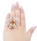 14 Karat White Gold Ring with Yellow Topaz, Rubies, Sapphires and Diamonds 4