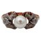 14 Karat White and Rose Gold Ring with Pearl, Image 1