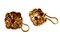 Boucles d'Oreilles en Or Jaune et Blanc 14k, Set de 2 3