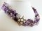 Amethyst Flower Double-Strands Necklace 2