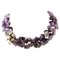 Amethyst Flower Double-Strands Necklace 1