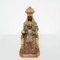 Mid-19th Century Montserrat Virgin Statue, Polychrome & Plaster 10
