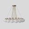 Model 2109/16/20 Chandelier with Champagne Structure by Gino Sarfatti 2