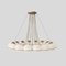 Model 2109/16/20 Chandelier with Champagne Structure by Gino Sarfatti 19