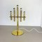 Modernist Brass Table Light by Gaetano Sciolari, Italy, 1970s, Image 4