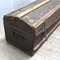 Antique Leather and Wood Trunk, Image 9
