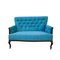 Georgian Sofa with New Blue Upholstery 3