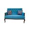 Georgianisches Sofa mit New Blue Bezug 2