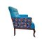Georgian Sofa with New Blue Upholstery 5