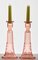 Art Deco Candlesticks by Charles Graffart for Val Saint Lambert Luxval, Set of 2 9