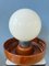Large West German Ceramic Table Lamp with Glass Shade, Image 10