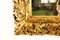 Italienischer Florentiner Spiegel mit vergoldetem Holzrahmen, 19. Jh 4