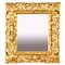 Italienischer Florentiner Spiegel mit vergoldetem Holzrahmen, 19. Jh 1