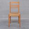Mid-Century French Rope Dining Chairs attibuted to Audoux-Minet, Set of 5, Image 2